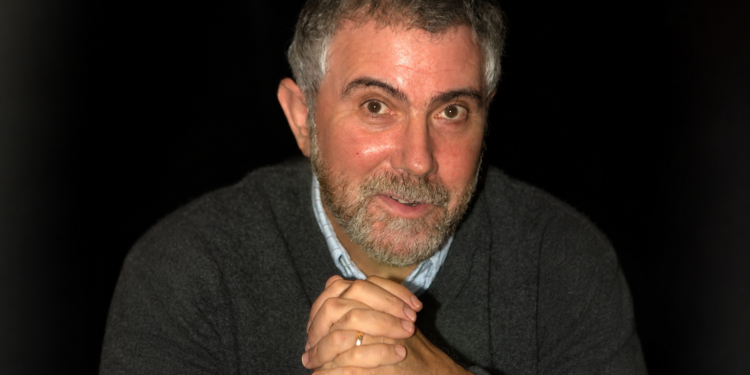 Paul Krugman durante o Brooklyn Book Festival, em 2010.