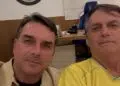 flavio e jair bolsonaro