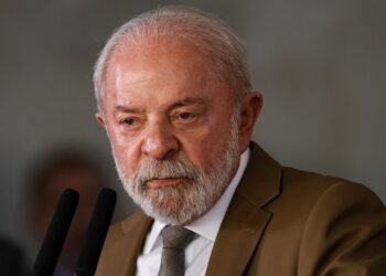 O Presidente da República, Luiz Inácio Lula da Silva em pronunciamento.