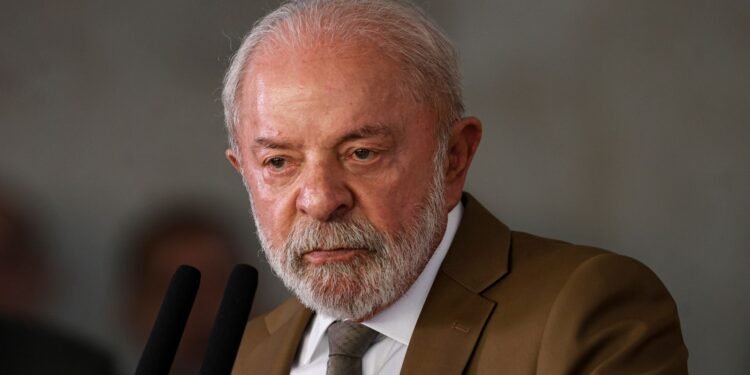 O Presidente da República, Luiz Inácio Lula da Silva em pronunciamento.