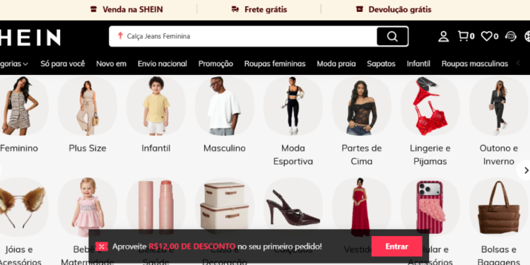Shein ipo comercio