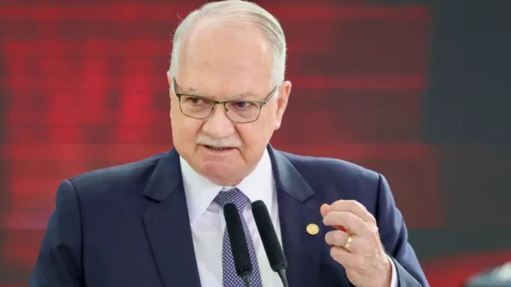 Edson Fachin em entrevista.