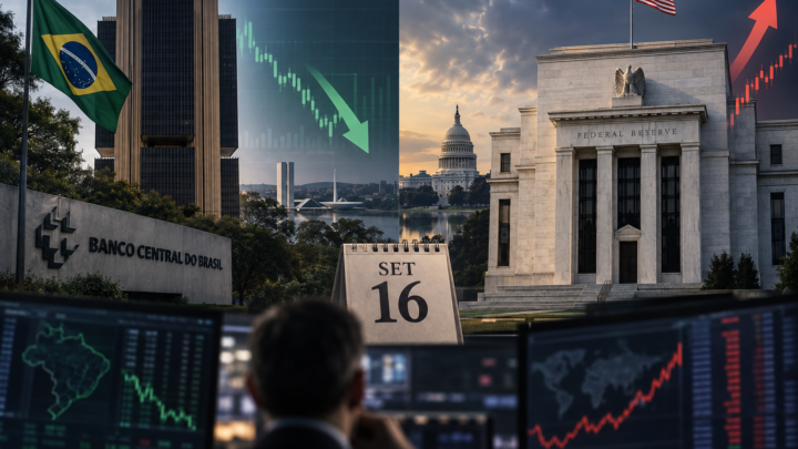 Copom deve cortar Selic e Fed pode elevar juros: mercado mira próximos passos