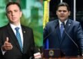 À esquerda, o ex-presidente do Senado, Rodrigo Pacheco. À direita o atual presidente do Senado Federal