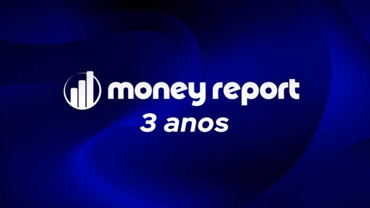 Imagem de comemoração aos três anos do Money Report
