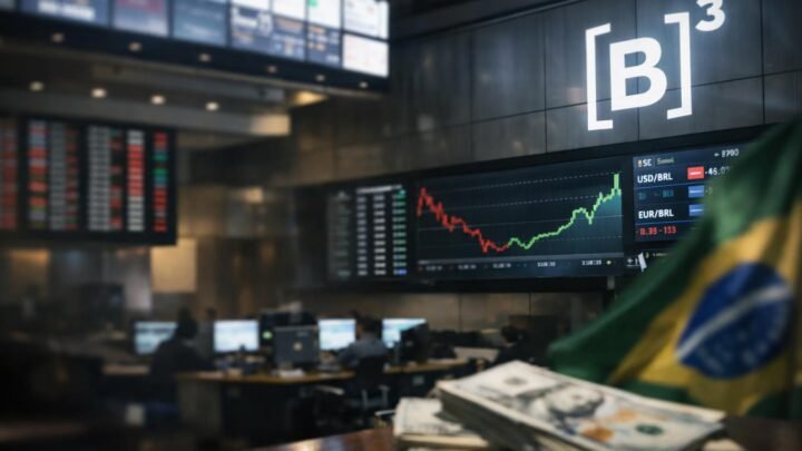 Ibovespa vai a 209 mil pontos e dólar cai abaixo
